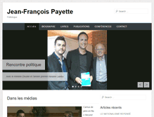 Tablet Screenshot of jeanfrancoispayette.com